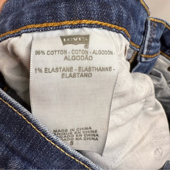 Levi’s Boyfriend Straight Leg Jean Denim Womens Size 5 Medium Wash GUC - Picture 6 of 7